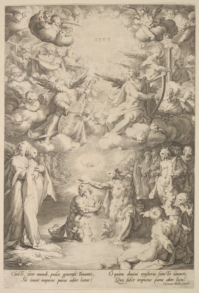 Kristi dop, ca. 1600 av Cornelis Cornelisz van Haarlem