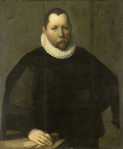Pieter Jansz Kies (ca 1536-97). Borgmästare i Haarlem av Cornelis Cornelisz. van Haarlem