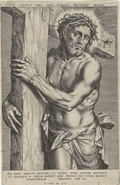 Kristus som man av sorger av Cornelis Cort