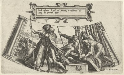 Jakobs och Rakels möte vid brunnen The History of Jacob (serietitel) av Cornelis Cort