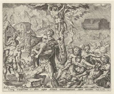 syndafloden History of Noah (serietitel) av Cornelis Cort