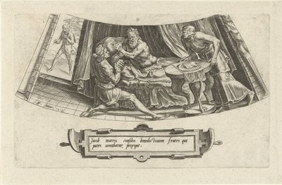 Jakob får Isaks faderliga välsignelse The History of Jacob (serietitel) av Cornelis Cort
