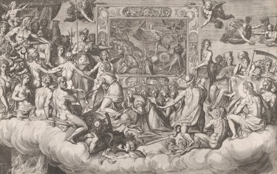 Klagomål över konsten att måla övre halvan, 1579. av Cornelis Cort