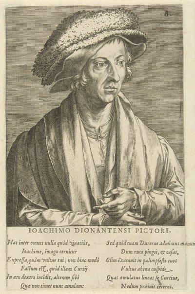 Porträtt av målaren Joachim Patinier av Cornelis Cort