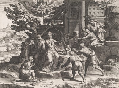 Herdarnas tillbedjan, 1569. av Cornelis Cort