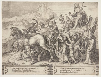 Ödmjukhetens triumf av Cornelis Cort