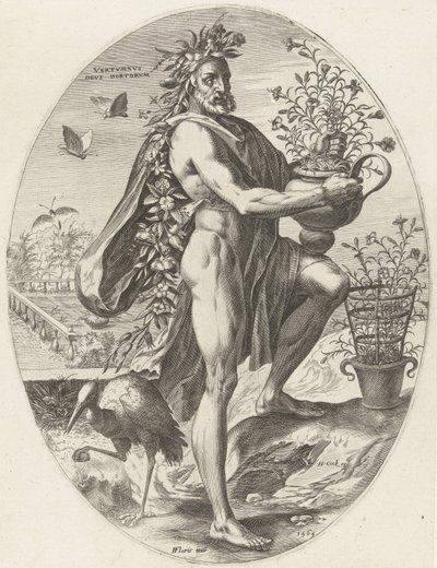 vertumnus Gods of Agriculture (serietitel) av Cornelis Cort