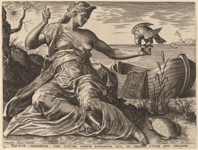 Beröringen av Cornelis Cort after Frans Floris I