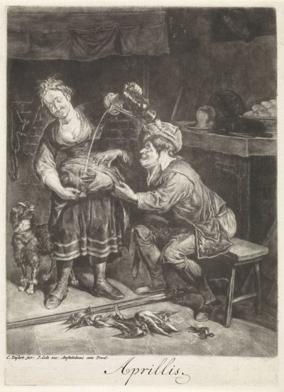 april Aprillis (titel på objekt) Årets tolv månader, Les XII Mois de l