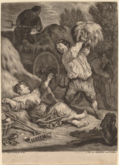 juli av Cornelis Dusart