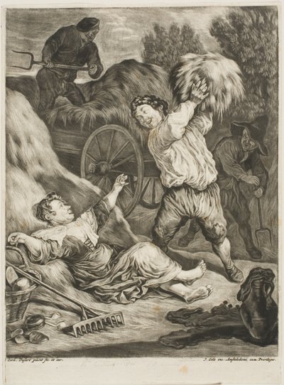 Juli av Cornelis Dusart