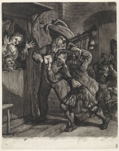 Lotteri i Grootebroek, 1694 av Cornelis Dusart