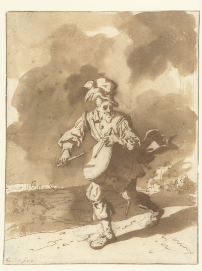 Trummisen Handelsresande av Cornelis Dusart