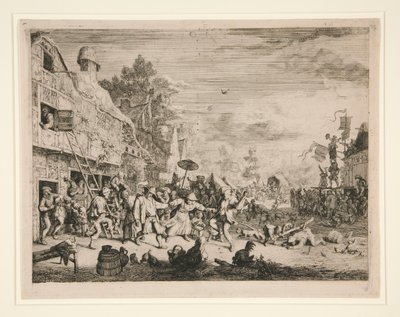 Bymässan av Cornelis Dusart