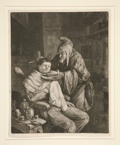 Byns kirurg av Cornelis Dusart