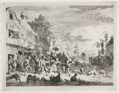 Bymässa av Cornelis Dusart