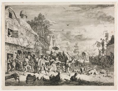 Byfest. av Cornelis Dusart