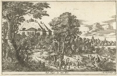 Hus Ten Bosch the Huys in the Woods (titel på objekt) av Cornelis Elandts