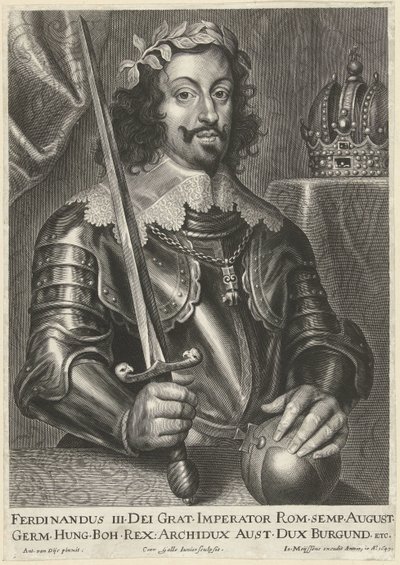 Porträtt av kejsar Ferdinand III av Cornelis Galle (II)