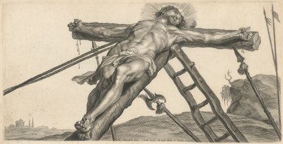 Upphöjelse av Kristus på korset av Cornelis Galle II