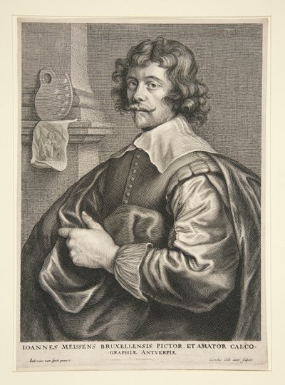 Joannes Meissens, målare och förläggare i Bryssel av Cornelis Galle II