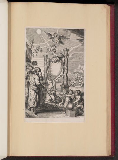 Titelsida för G. de St. Vincent, ett geometriskt arbete om cirkelns kvadratur av Cornelis Galle II after Abraham Diepenbeeck