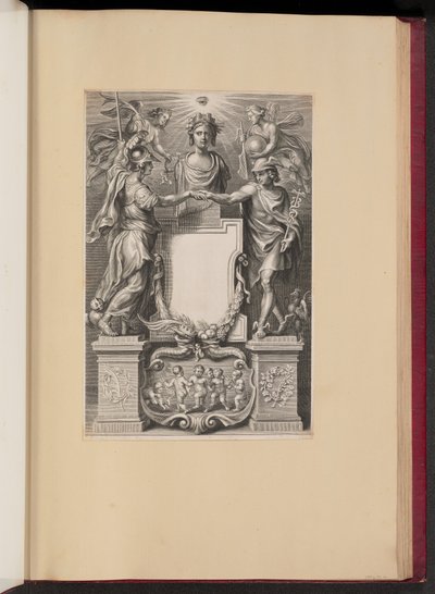 Titelsida för Frederik de Marselaer, Legatvs av Cornelis Galle II after Sir Peter Paul Rubens