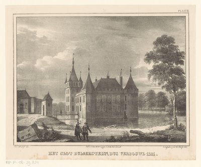 Slottet Bulgersteyn Slottet Bulgersteijn, så ombyggt 1261 (titel på objekt) av Cornelis Gerrit Verburgh