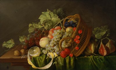 Stilleben med fruktkorg, ca 1654 av Cornelis de Heem
