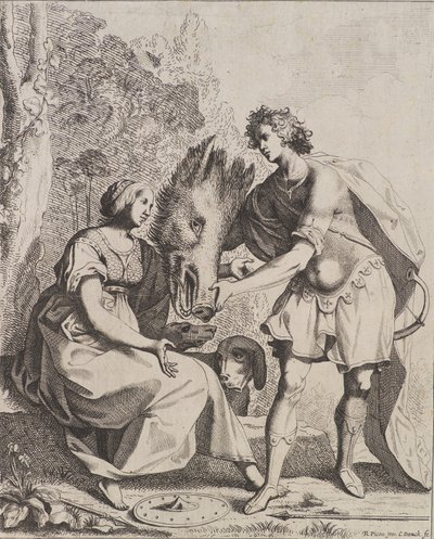 Meleager och Atalanta av Cornelis I Danckerts
