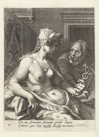 Retorik The Seven Liberal Arts (serietitel) av Cornelis Jacobsz. Drebbel