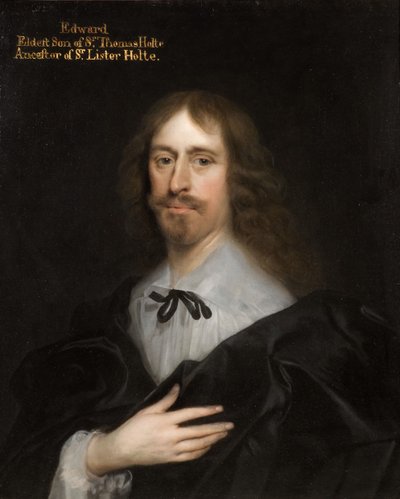 Porträtt av Edward Holte, 1636. av Cornelis Janssens van Ceulen