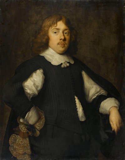 Porträtt av Joan Pietersz Realel (1625-59) av Cornelis Jonson van Ceulen (I)