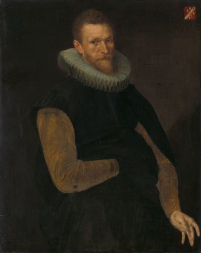 Jacob Cornelisz Banjaert, kallad van Neck (1564-1638), amiral, borgmästare och rådman i Amsterdam av Cornelis Ketel