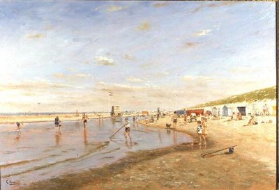 Paddling vid lågvatten av Cornelis Koppenol
