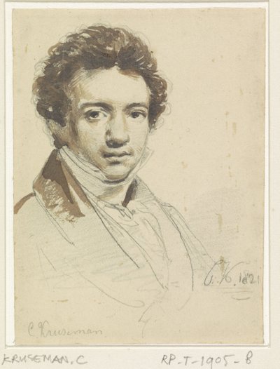 Självporträtt av Cornelis Kruseman