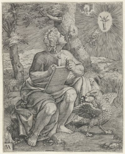 Johannes evangelisten De fyra evangelisterna (serietitel) av Cornelis Massijs