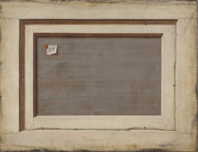 Trompe loeil. Baksidan av en inramad målning, 1668-1672 av Cornelis Norbertus Gijsbrechts