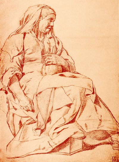 Den sjuka kvinnan med en urinflaska av Cornelis Pietersz Bega