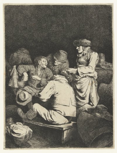Hyresvärdinna och sällskap i värdshuset av Cornelis Pietersz. Bega