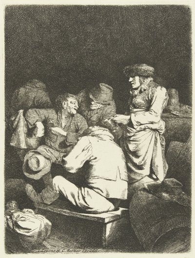 Hyresvärdinna och sällskap i värdshuset av Cornelis Pietersz. Bega