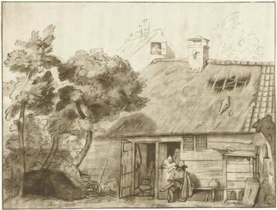 Ritare för gård av Cornelis Ploos van Amstel (signed by artist)