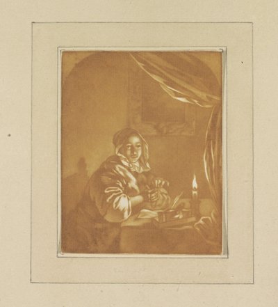 Dam vid levande ljus av Cornelis Ploos van Amstel