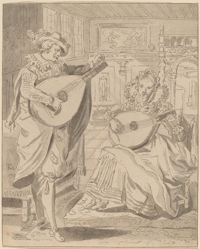 Musikkompani av Cornelis Ploos van Amstel