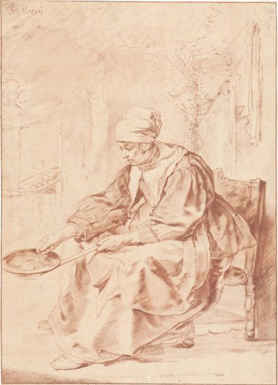 pannkaksmakare av Cornelis Ploos van Amstel