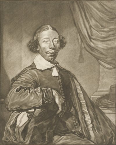 Porträtt av en man av Cornelis Ploos van Amstel