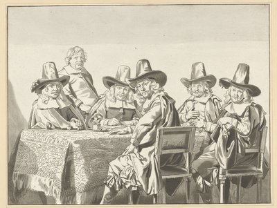 Regenter av barnhemmet i Haarlem av Cornelis Ploos van Amstel