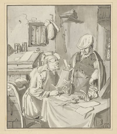 Författare av ett brev Mottagare av Cornelis Ploos van Amstel
