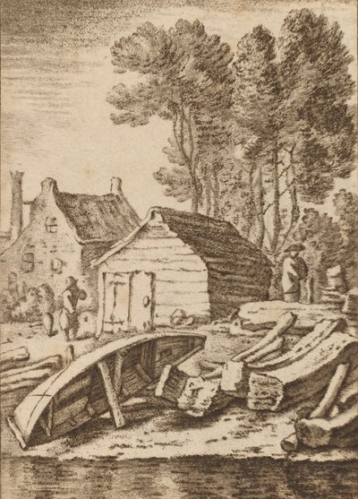 Skeppsvarv, 1761, utgiven 1765. av Cornelis Ploos van Amstel