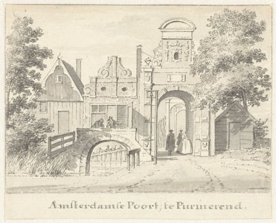 Amsterdamse Poort i Purmerend av Cornelis Pronk